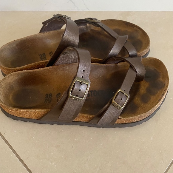 Birkenstock Germany Mayari Copper Slip On Sandals Size 38 Regular/ Wide - Picture 3 of 13
